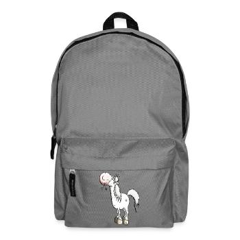 Verträumtes Pferd - Pferde - Rucksack - Mittelgrau - Vorne