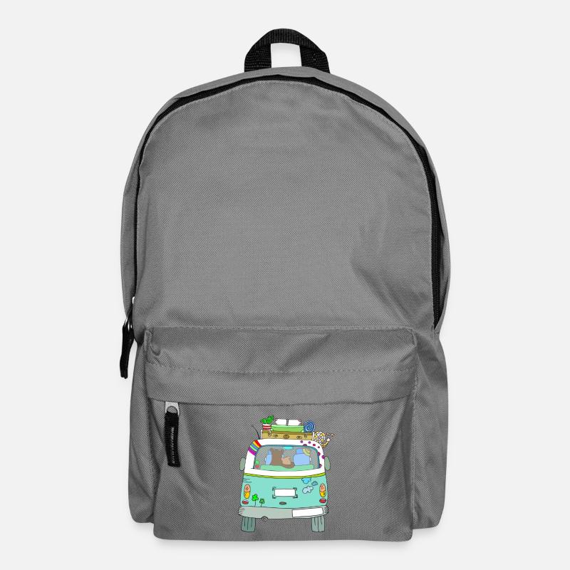 Road Trip Car Packed Adventures - Backpack - elephant grey