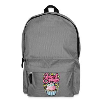 Queen of cupcakes - Rucksack - Mittelgrau - Vorne
