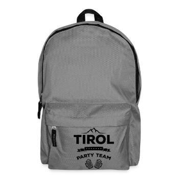 tirol party team bier - Rucksack - Mittelgrau - Vorne