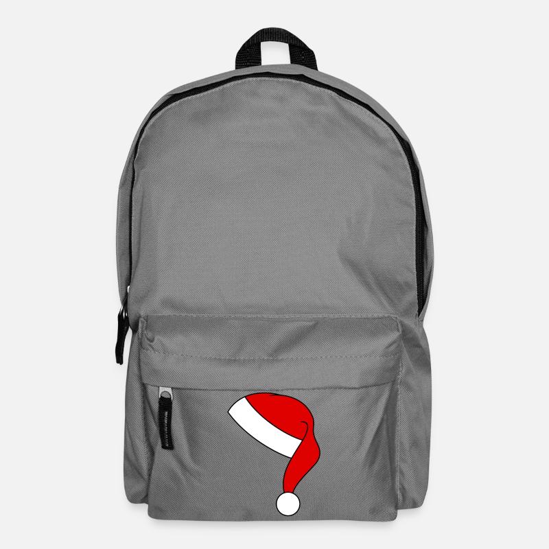 Weihnachtsmütze - Rucksack - Mittelgrau