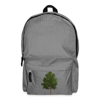 Arbre forêt érable, coloré, vert - Sac à dos - gris éléphant - Devant