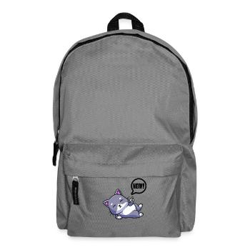 Schlafendes Kätzchen Träumerin - Rucksack - Mittelgrau - Vorne
