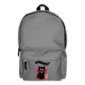 Filme Katze Popcorn Statement Theater Streaming - Rucksack - Mittelgrau - Vorne