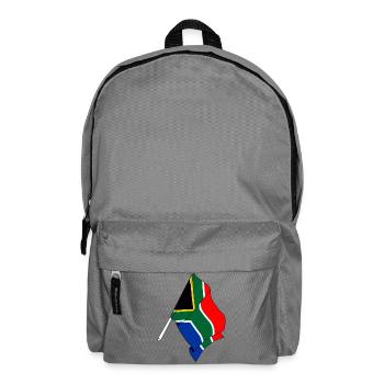Flag South Africa - Backpack - elephant grey - Front
