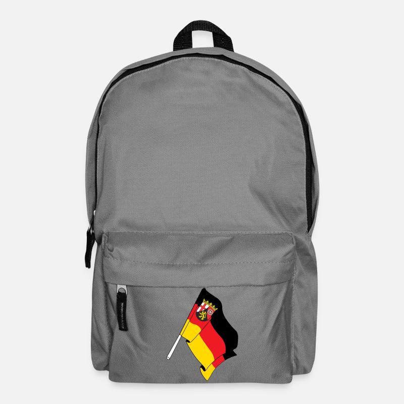 Drapeau Rhénanie-Palatinat - Sac à dos - gris éléphant