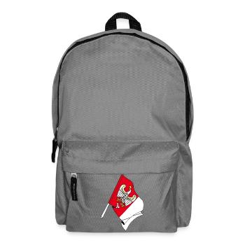 Drapeau Grande Pologne Pologne Pologne - Sac à dos - gris éléphant - Devant