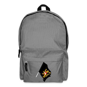 Flag Flemish Brabant Belgium - Backpack - elephant grey - Front