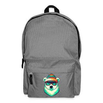 Polar bear - Backpack - elephant grey - Front