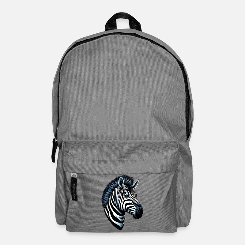 Zebra - Rucksack - Mittelgrau