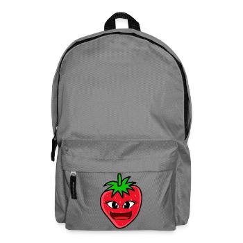 Erdbeer Erdbeeren Marmelade Koch Köche Frucht - Rucksack - Mittelgrau - Vorne