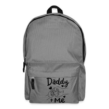 Papa, ich - Rucksack - Mittelgrau - Vorne