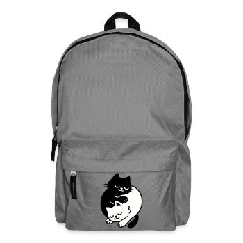 Ying-Yang Cats #2 - Rucksack - Mittelgrau - Vorne