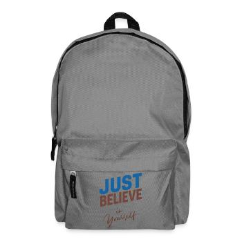 GLAUBE EINFACH AN DICH SELBST - Rucksack - Mittelgrau - Vorne