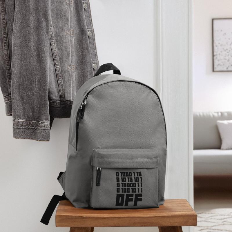 Binary Code F**k OFF – Nerd Humor & Geek Code Backpack