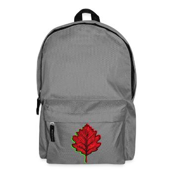 🍁 Anpassbares Herbstblatt. Deine Farben, dein Stil - Rucksack - Mittelgrau - Vorne