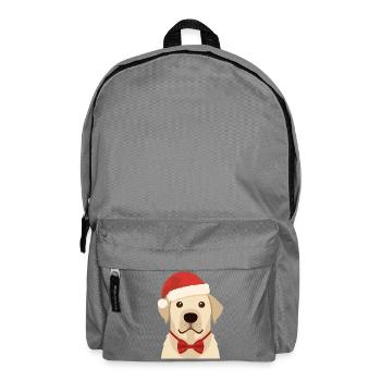 Golden Retriever Flat Noël Design - Sac à dos - gris éléphant - Devant