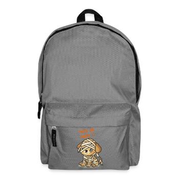 Halloween-Hund - Rucksack - Mittelgrau - Vorne