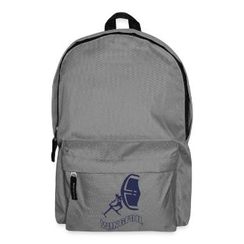 Windfoil Surfer Silhouette - Rucksack - Mittelgrau - Vorne