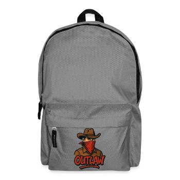 Bandana de cow-boy Wild Outlaw - Sac à dos - gris éléphant - Devant