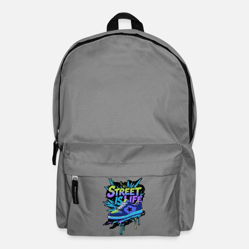 Baskets streetwear - Sac à dos - gris éléphant