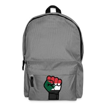 Free Palestine - Gaza T-Shirt - Backpack - elephant grey - Front