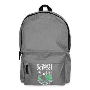 Changement climatique Environnement Protection de l’environnement - Sac à dos - gris éléphant - Devant