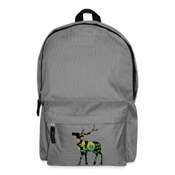 Hirsch - Rucksack - Mittelgrau - Vorne