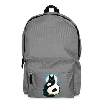 Chat-YinYang - Backpack - elephant grey - Front