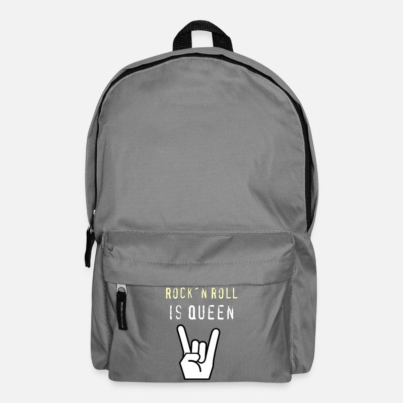 Rockn_Roll_is_Queen - Rucksack - Mittelgrau