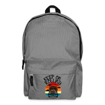 American Truck – Classic USA Truck Driver - Backpack - elephant grey - Front