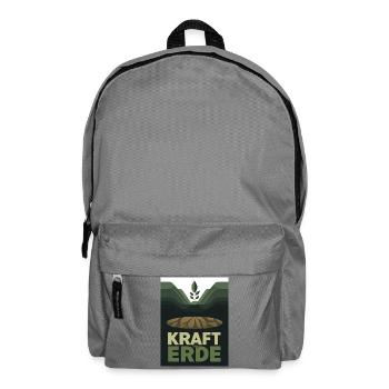 Kraft der Erde 1930s Plakat Natur Landwirtschaft - Rucksack - Mittelgrau - Vorne