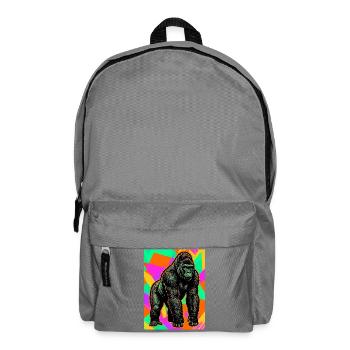 Gorilla - Rucksack - Mittelgrau - Vorne
