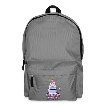 gâteau d’anniversaire anniversaire - Sac à dos - gris éléphant - Devant