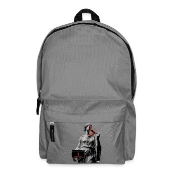 Glitch Antike: Stufen der Präsenz - Rucksack - Mittelgrau - Vorne
