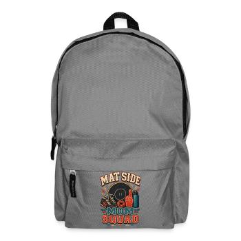 MAT SIDE MOM SQUAD - Backpack - elephant grey - Front