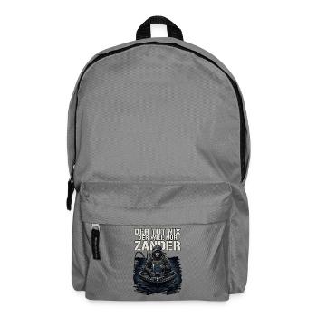 Zander Angler - Rucksack - Mittelgrau - Vorne