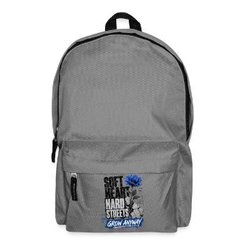 Grow Anyway : Hard Streets Floral - Sac à dos - gris éléphant - Devant
