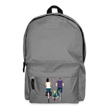 Faire du vélo ensemble - Sac à dos - gris éléphant - Devant