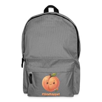 Plattdüütsch Edition: Plüschappel - Rucksack - Mittelgrau - Vorne