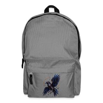 Raven mosaïque nocturne - Sac à dos - gris éléphant - Devant