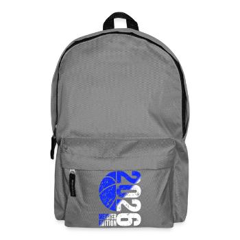 Basketball Meister Edition 2026 in Blau Weiss - Rucksack - Mittelgrau - Vorne
