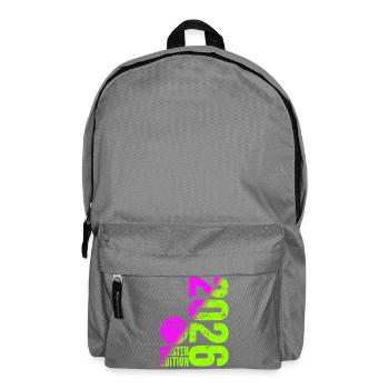 Basketball Champion Shirt 2026, lime Pink - Backpack - elephant grey - Front