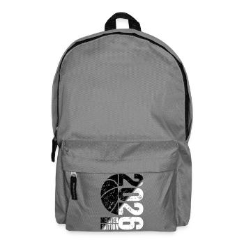 Basketball Master Shirt 2026, black and white - Backpack - elephant grey - Front