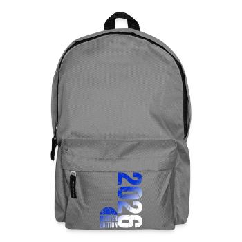 Basketball Master Shirt 2026, blue white - Backpack - elephant grey - Front