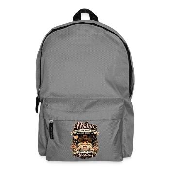Mommy Adventures: Love, Nature and Family - Backpack - elephant grey - Front