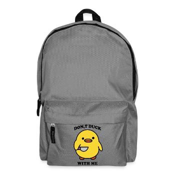 Ente lustig - Rucksack - Mittelgrau - Vorne