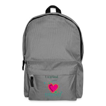 MERCI. MAÎTRESSE. MAÎTRE. MERCI MAÎTRESSE. MARIAGE - Sac à dos - gris éléphant - Devant
