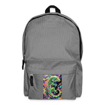 Gecko - Rucksack - Mittelgrau - Vorne