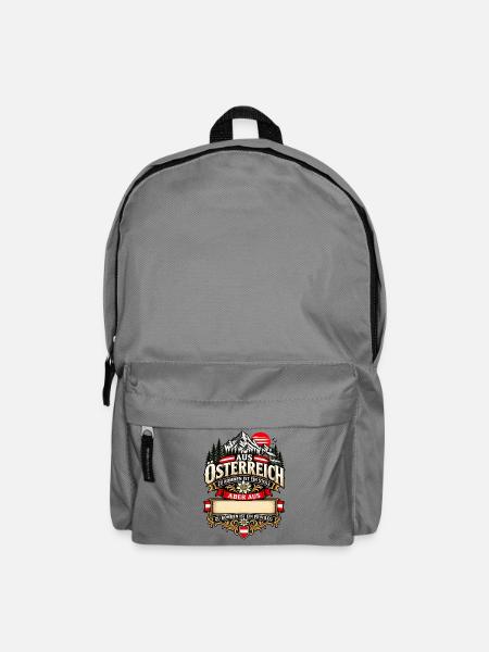 Meine Heimat Österreich (Ortsname einfügen!) - Rucksack - Mittelgrau